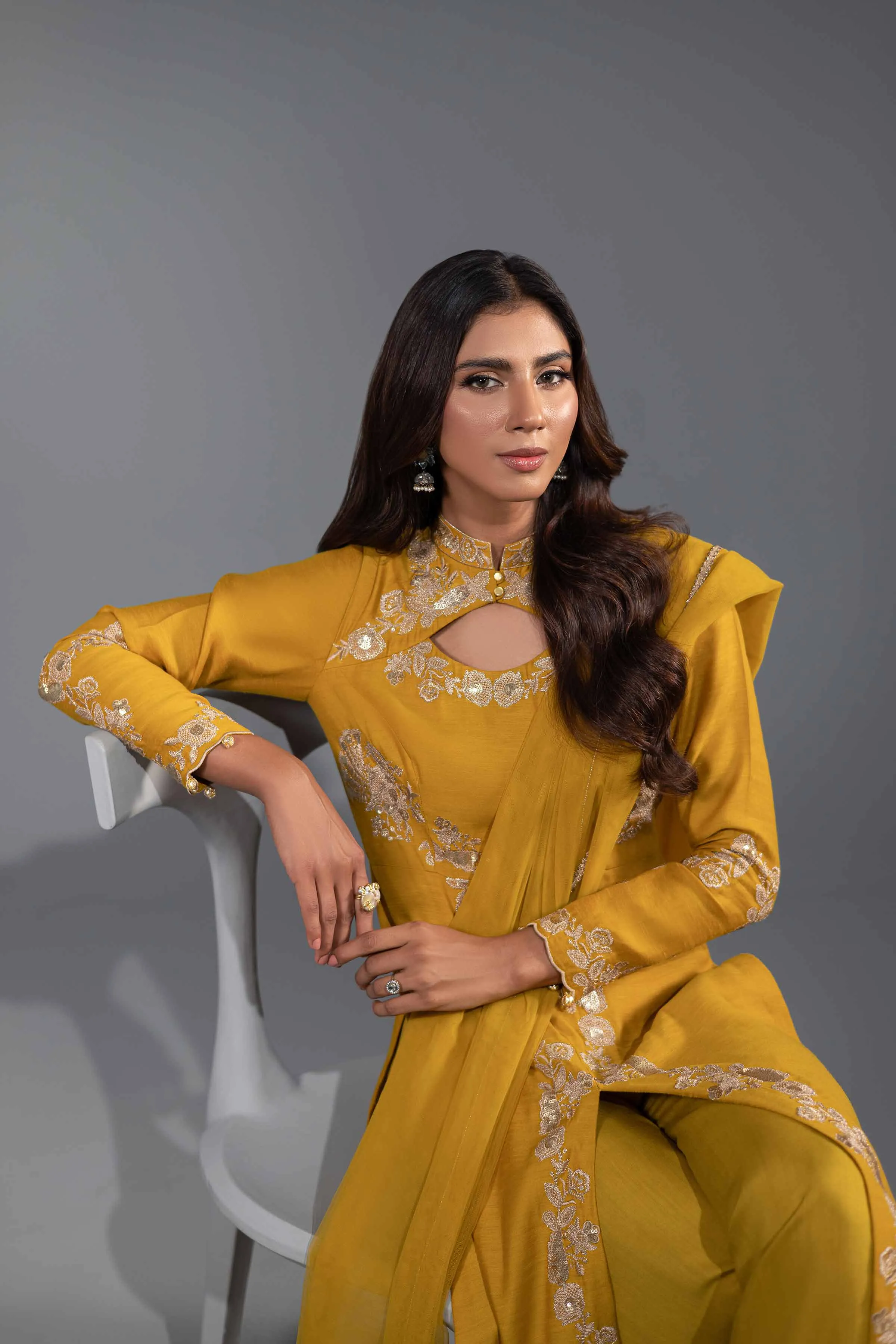 3 Piece - Embroidered Suit - KFW24-53