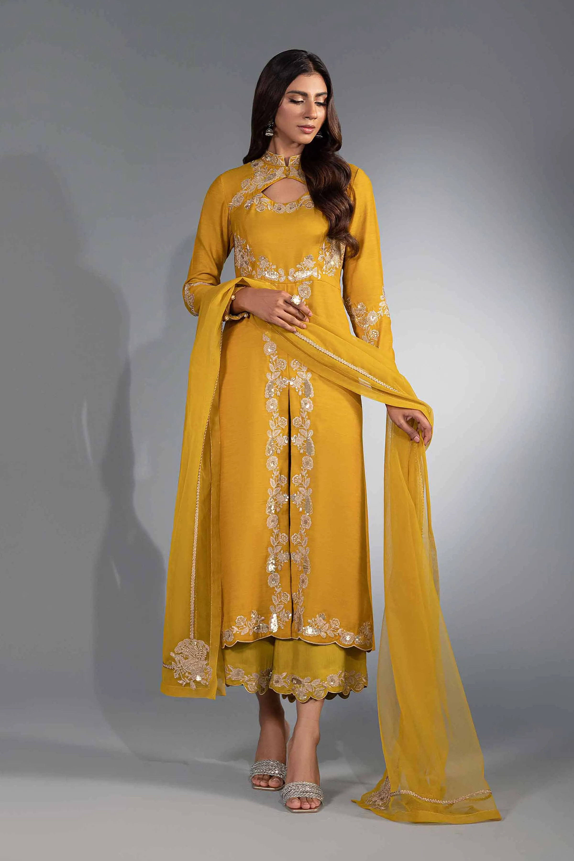 3 Piece - Embroidered Suit - KFW24-53