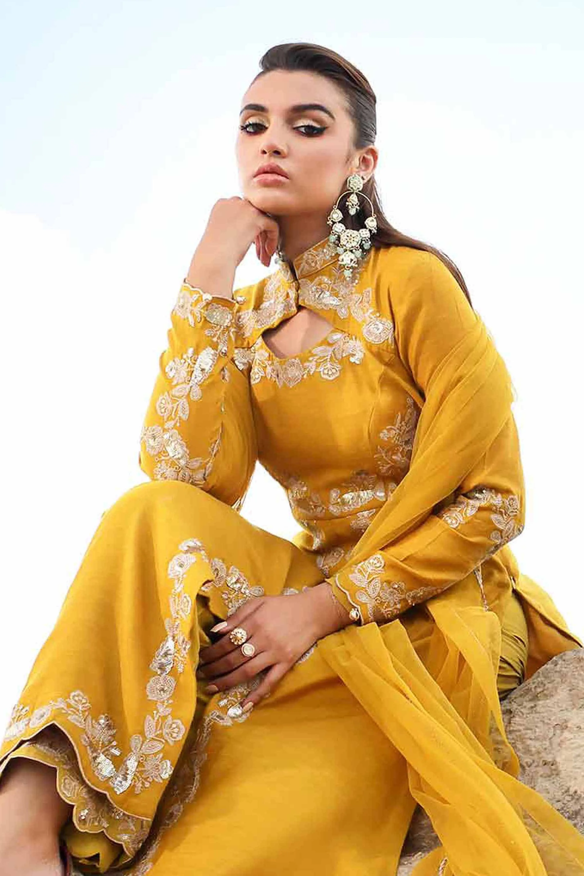 3 Piece - Embroidered Suit - KFW24-53