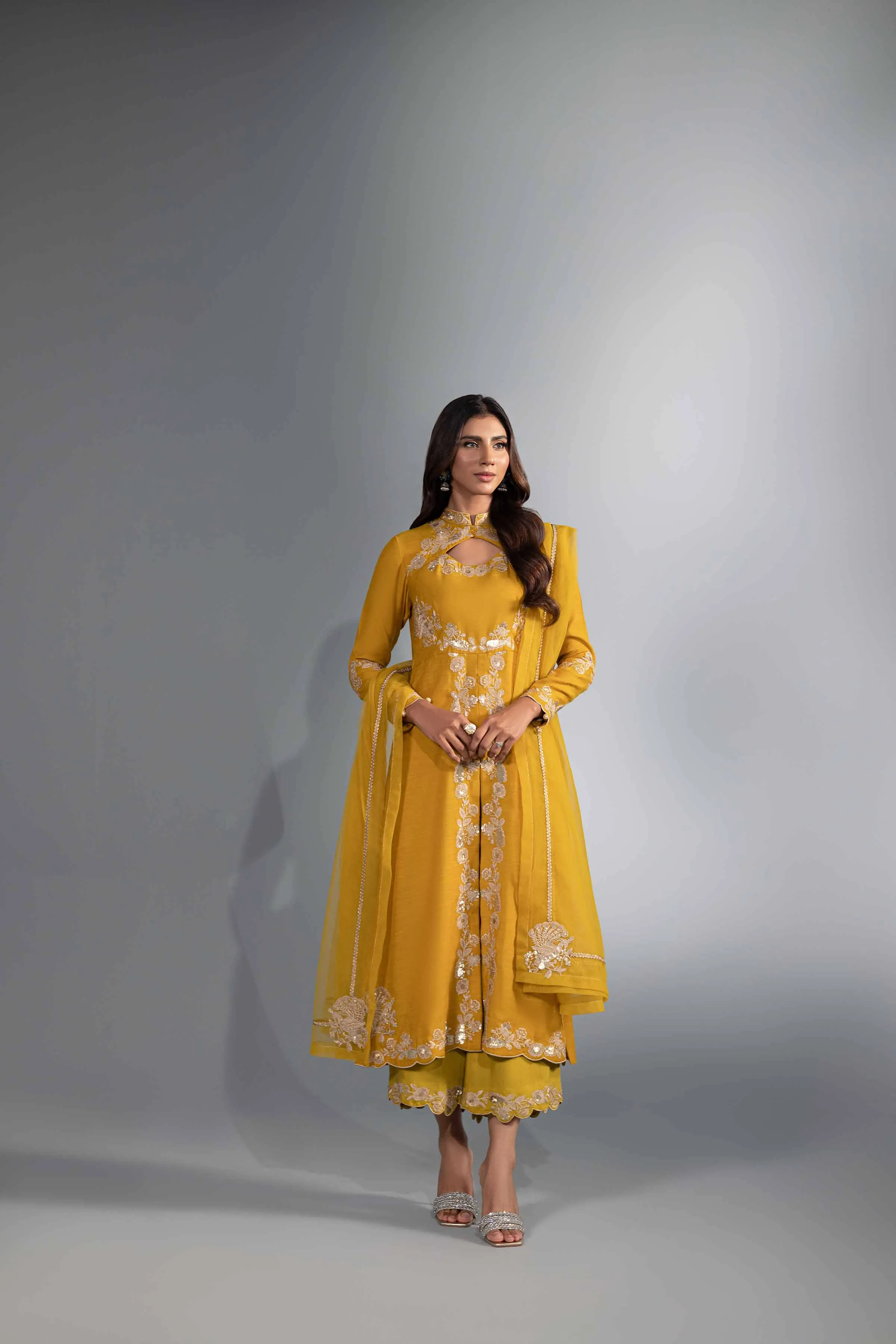 3 Piece - Embroidered Suit - KFW24-53