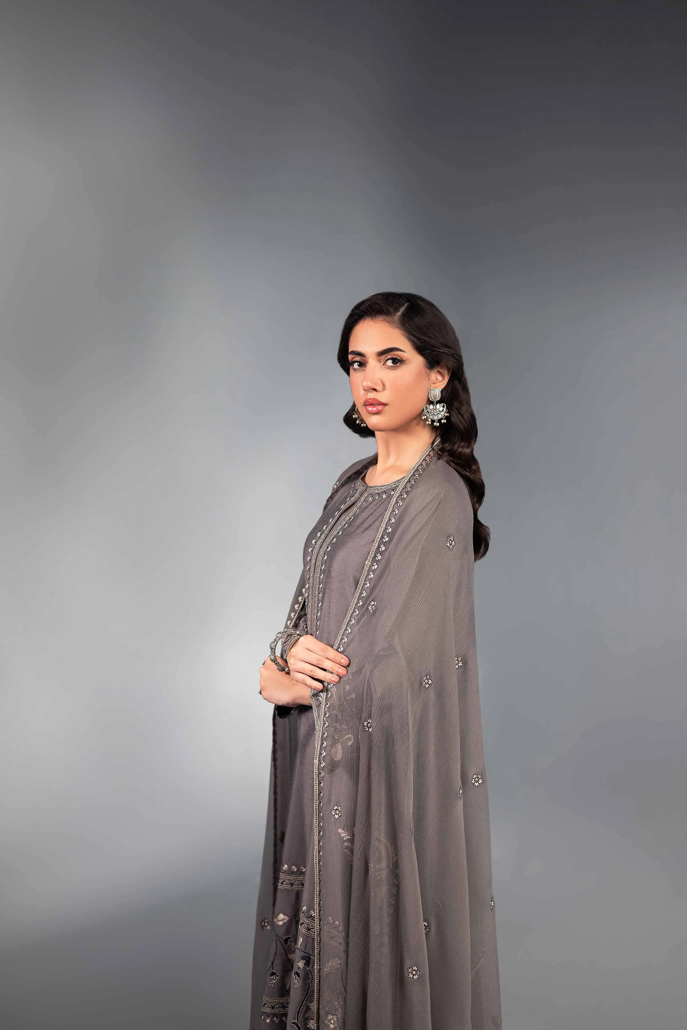 3 Piece - Embroidered Suit - KFW24-60