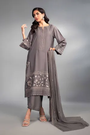 3 Piece - Embroidered Suit - KFW24-60