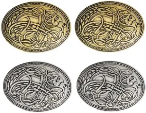 Abbraccia 4 Medieval Viking Brooches Pins Cloak Shawl Scarf Brooch