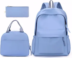 Basic College Backpack for Men and Women Casual Daypack Travel Backpack with Simple Style for Work
