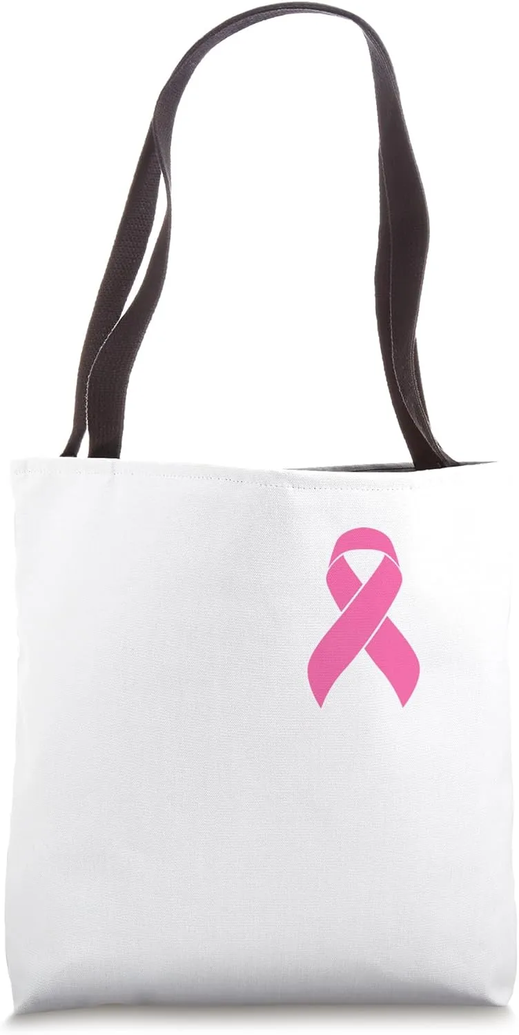 Breast Cancer Awareness Pink Ribbon For Women Men Kids Tote Bag