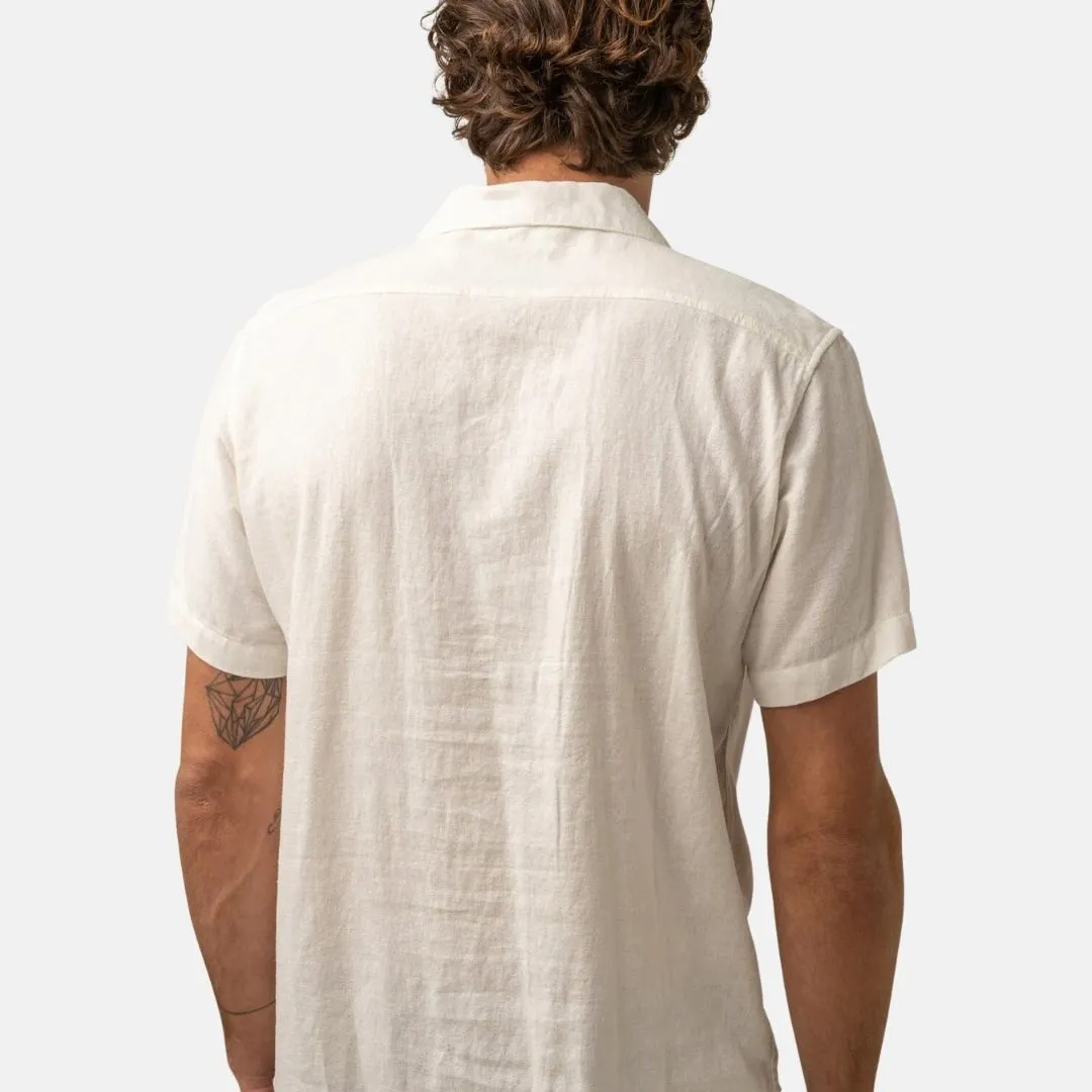 Cairo Cuban Linen T-Shirt (Natural)