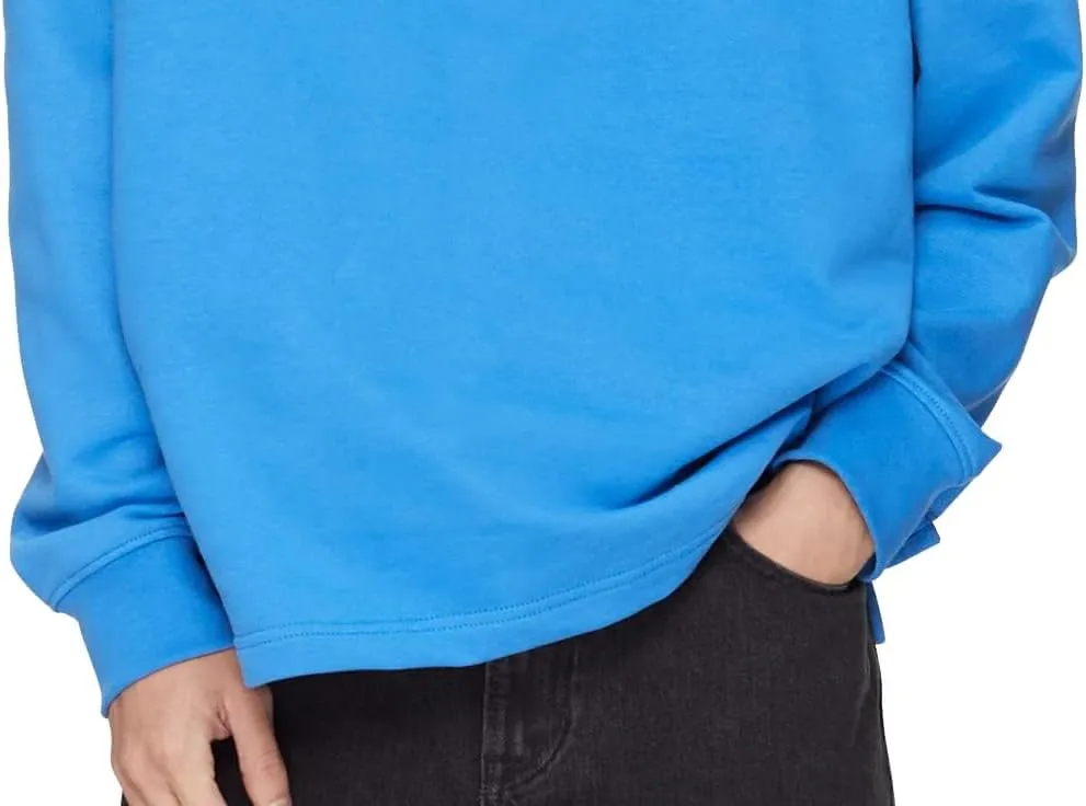 Calvin Klein Men's Relaxed Fit Standard Logo Terry Long Sleeve Polo Shirt