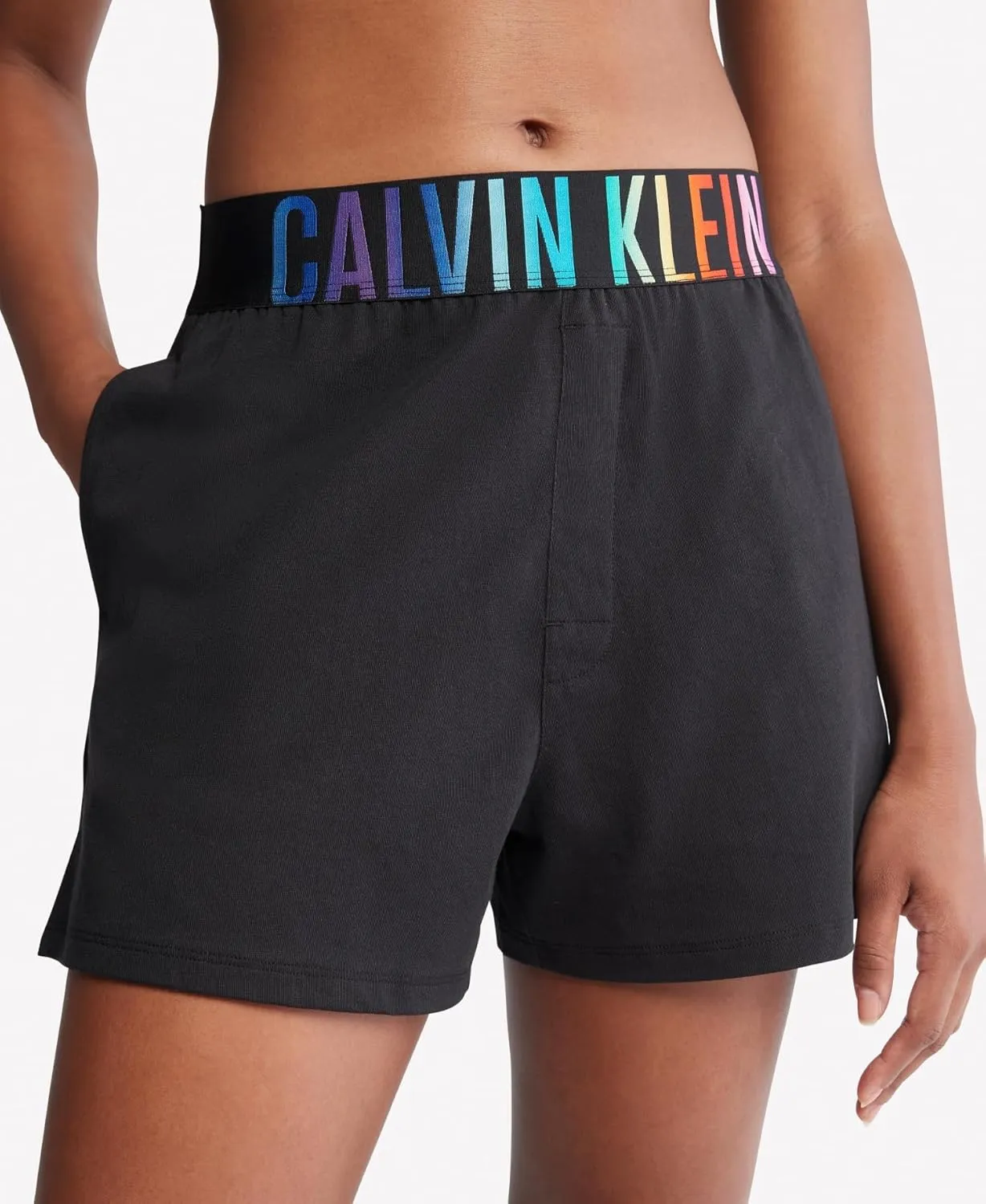 Calvin Klein womens Intense Power Pride Lounge Sleep Shorts