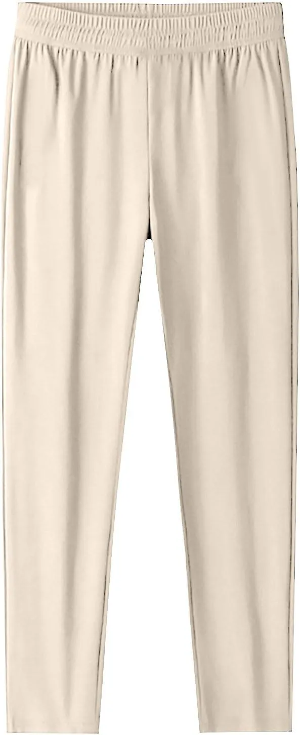 Casual Pants for Women Summer Elastic Waist Dress Pants with Pockets Lounge Baggy Pant Gym Drawstring Trousers
