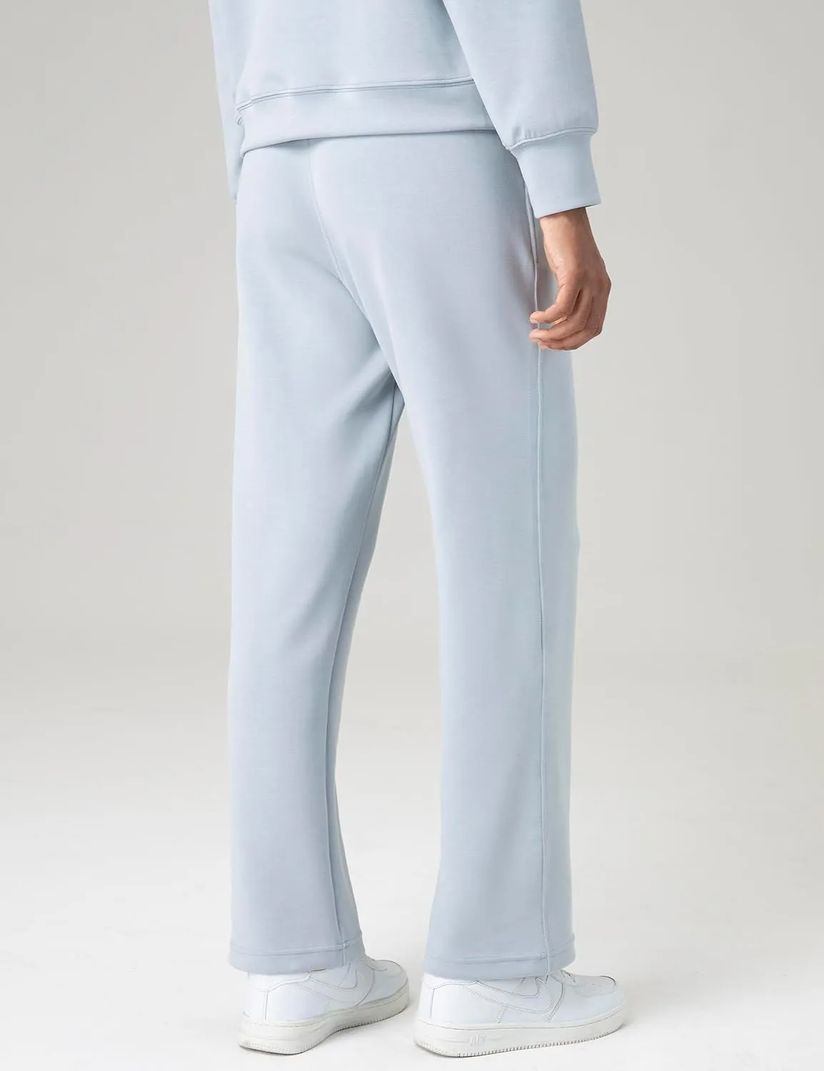 Colorfulkoala Women's High Waisted Soft Drawstring Modal Sweatpants Wide Leg Casual Lounge Pants with Pockets