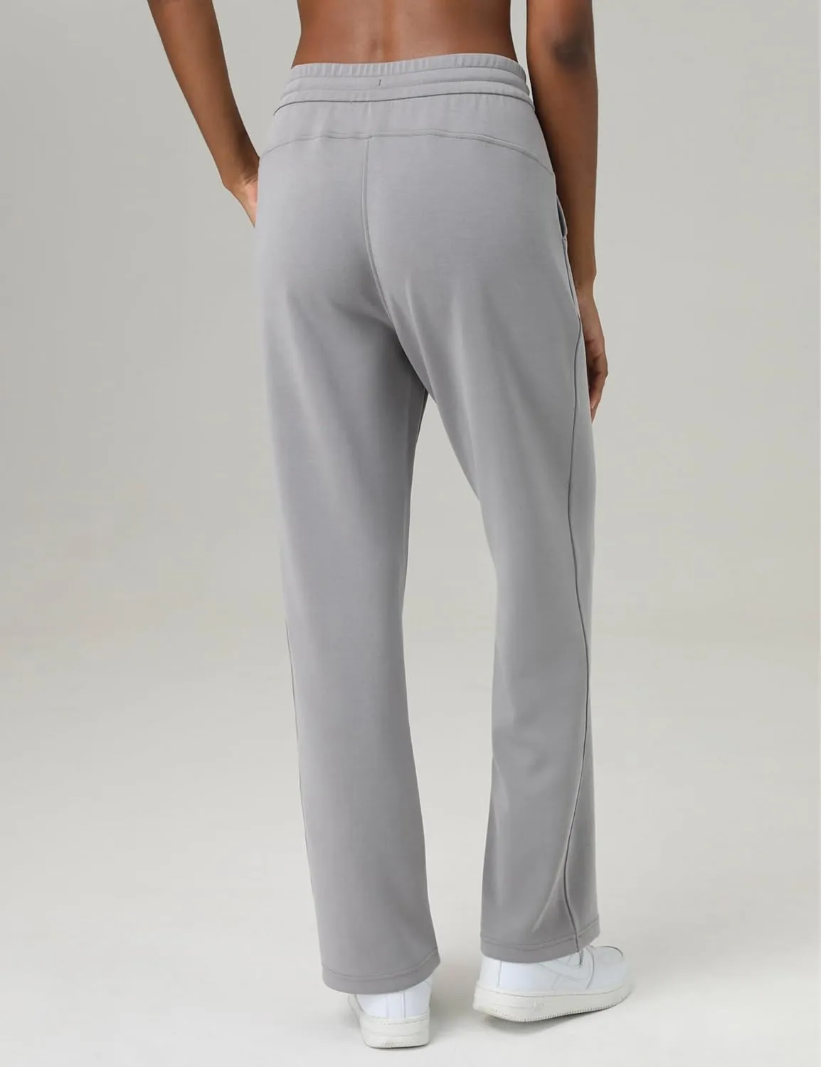 Colorfulkoala Women's High Waisted Soft Drawstring Modal Sweatpants Wide Leg Casual Lounge Pants with Pockets