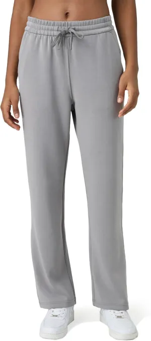 Colorfulkoala Women's High Waisted Soft Drawstring Modal Sweatpants Wide Leg Casual Lounge Pants with Pockets