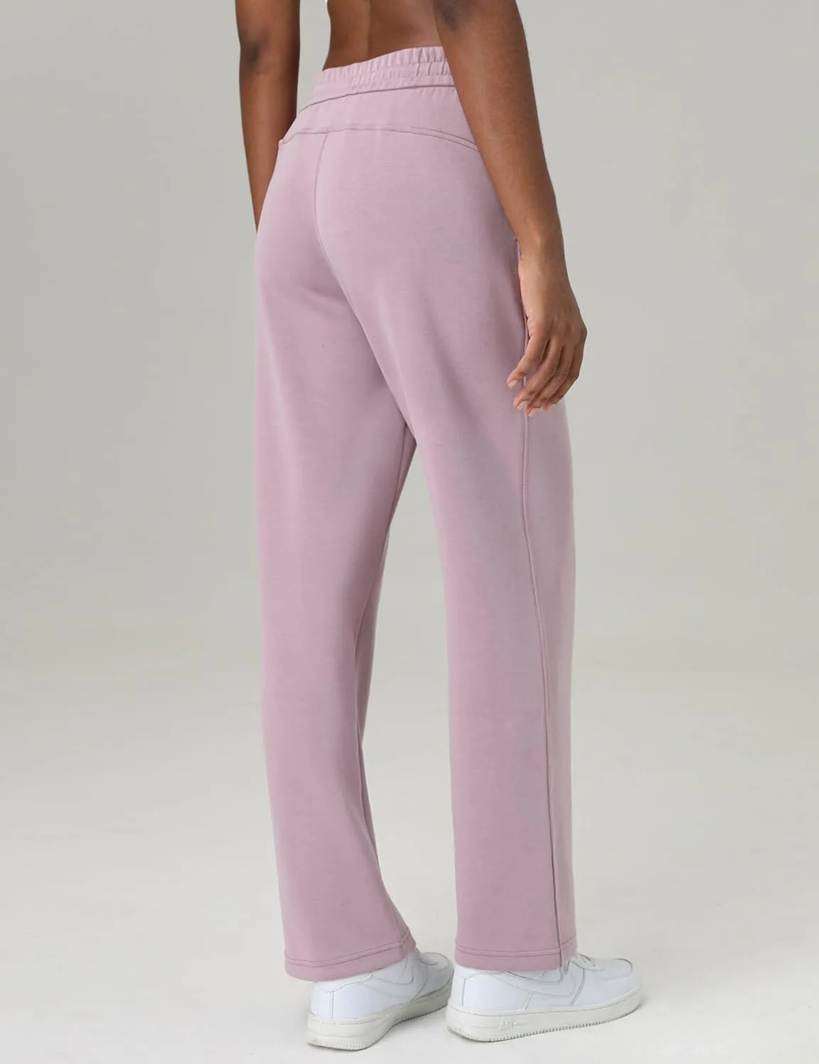 Colorfulkoala Women's High Waisted Soft Drawstring Modal Sweatpants Wide Leg Casual Lounge Pants with Pockets