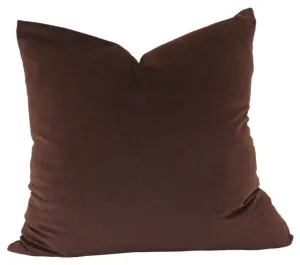 Cushion Velvet Feather Filled Berry