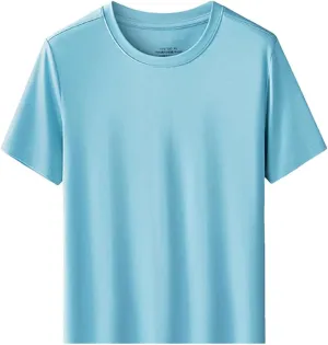 DBFBDTU Mens T-Shirts Shirt Solid Color Round Neck Short Sleeve T-Shirt Quick Dry Soft Mens T-Shirts