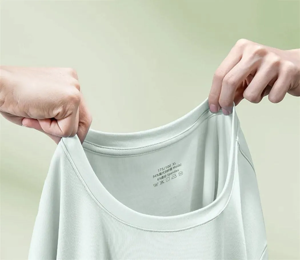 DBFBDTU Mens T-Shirts Shirt Solid Color Round Neck Short Sleeve T-Shirt Quick Dry Soft Mens T-Shirts