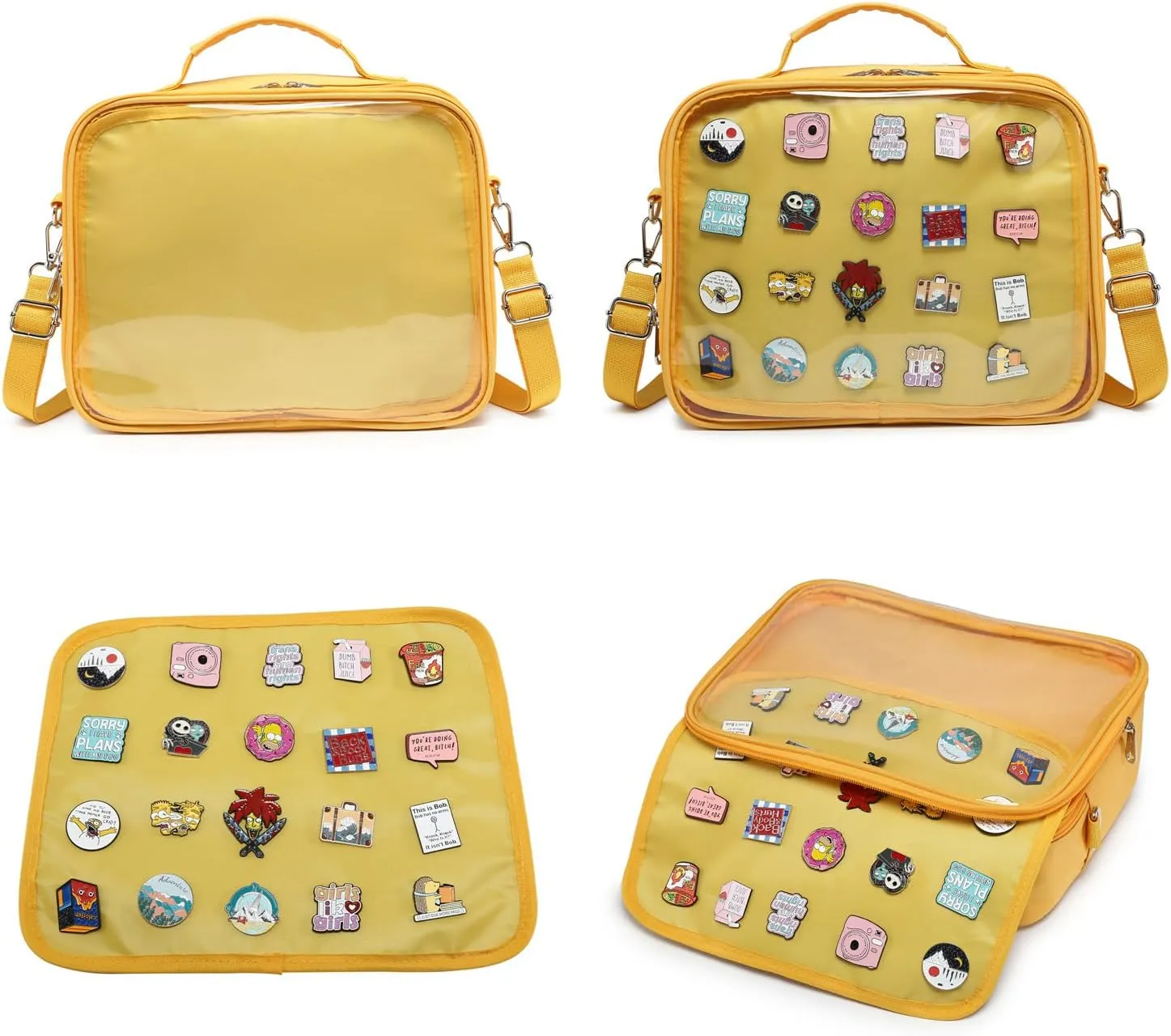 Dopamine Color Ita Bag Backpack Satchel Oxford Crossbody Messenger Shoulder Bag