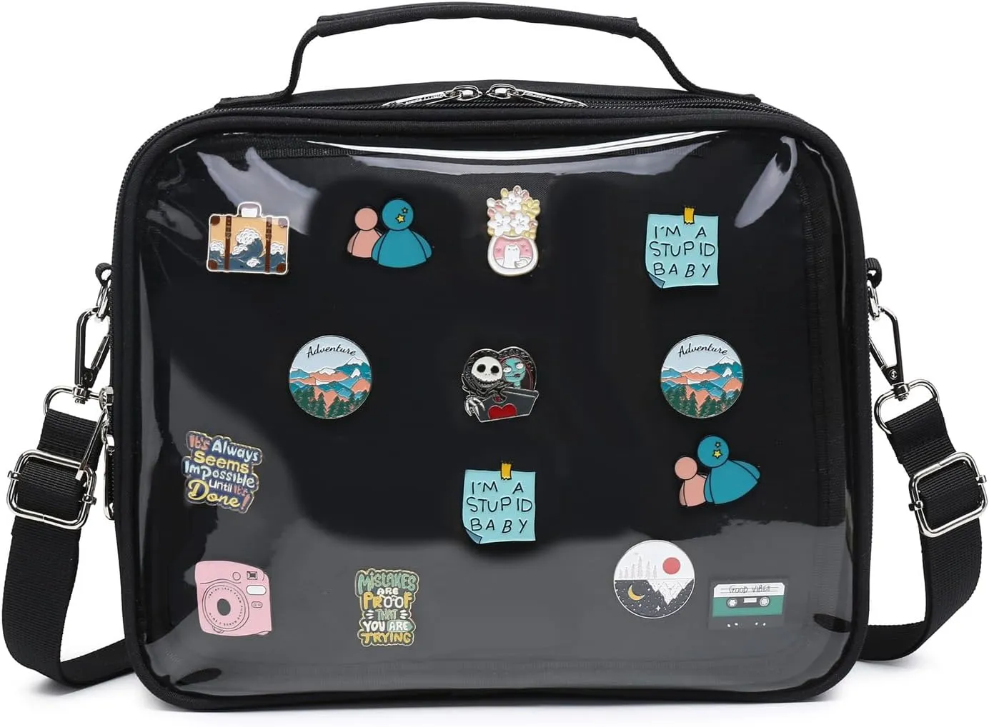 Dopamine Color Ita Bag Backpack Satchel Oxford Crossbody Messenger Shoulder Bag
