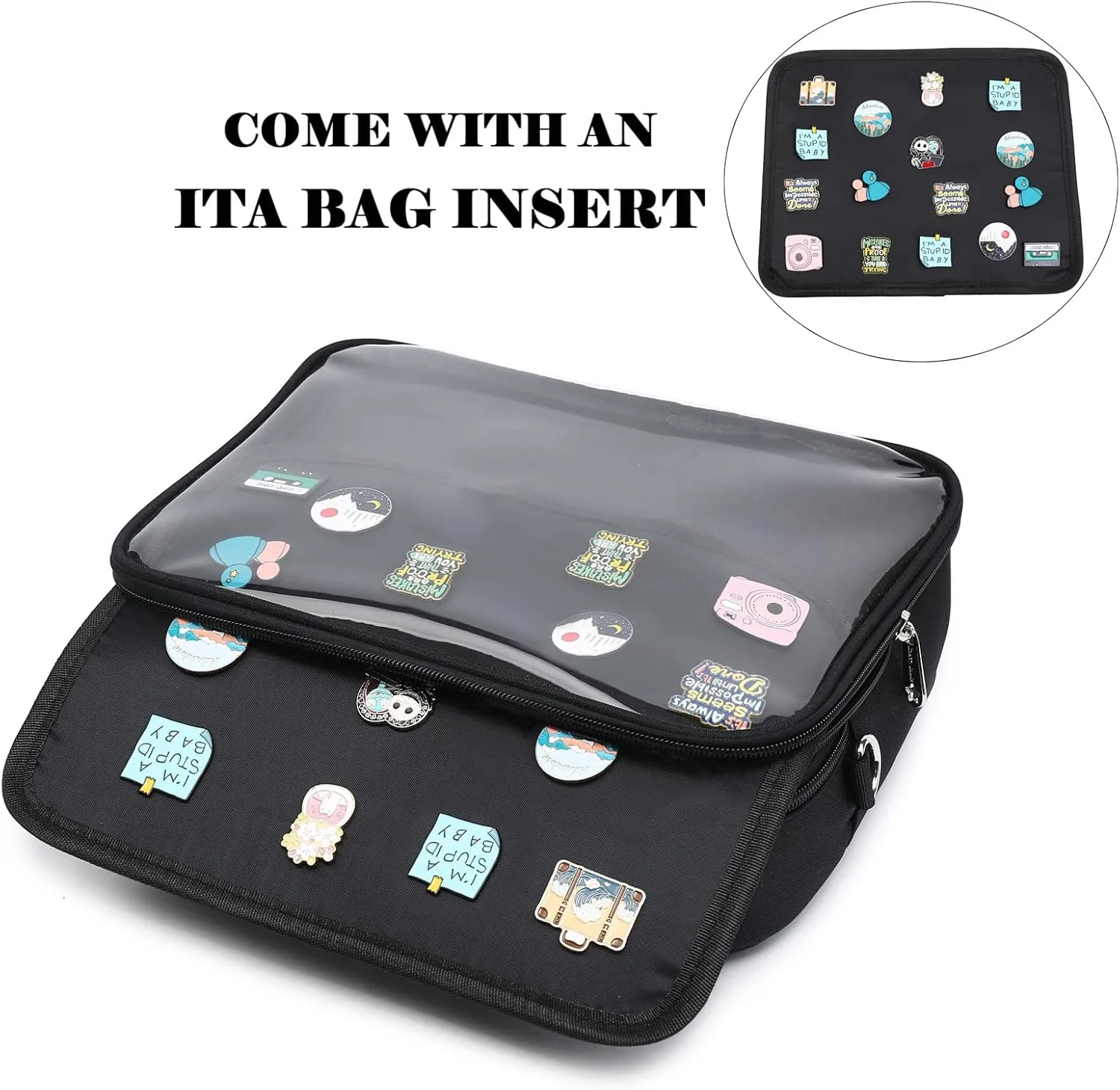 Dopamine Color Ita Bag Backpack Satchel Oxford Crossbody Messenger Shoulder Bag