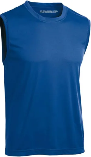 DRIEQUIP Mens Sleeveless Moisture Wicking Muscle T-Shirts. XS-4XL