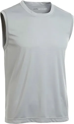 DRIEQUIP Mens Sleeveless Moisture Wicking Muscle T-Shirts. XS-4XL