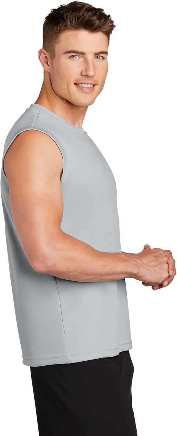 DRIEQUIP Mens Sleeveless Moisture Wicking Muscle T-Shirts. XS-4XL
