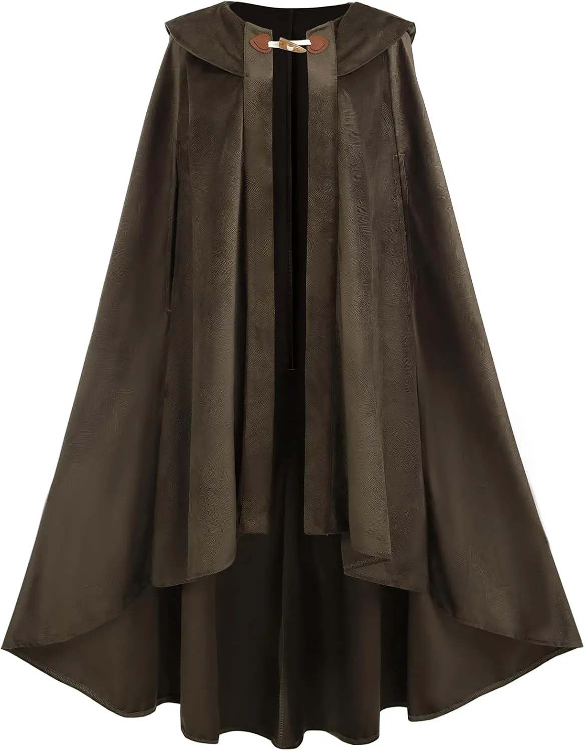 FCCAM Medieval Cloak Women Long Renaissance Cloak Cape Warm Halloween Costume