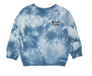 Feather 4 Arrow - Rad Tie Dye Pullover in Washed Indigo