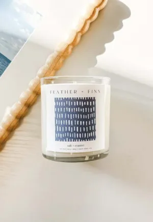 Feather & Finn - Marine Salt & Marine Candle