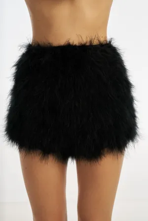 Feather Hot Short - Black