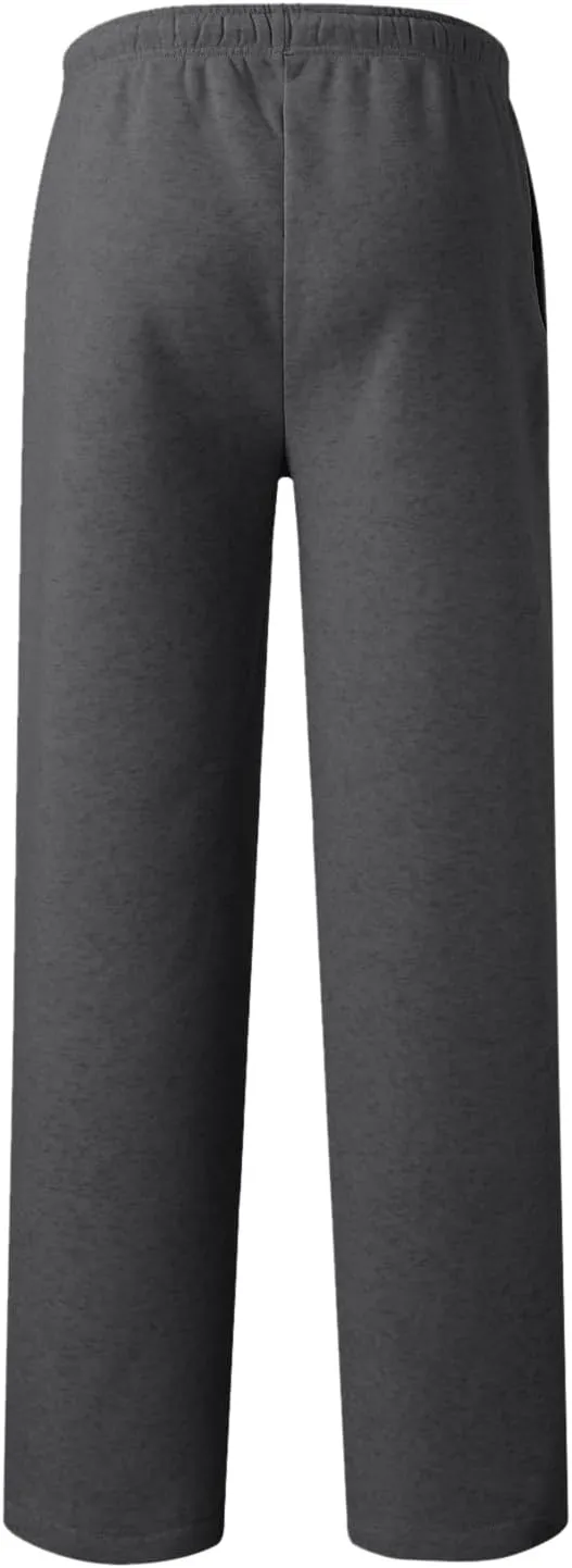 FZVYD Men's Sweatpants Athletic Lounge Pants Elastic Waist Drawstring Casual Joggers Relaxed Tapered Trousers with Pockets