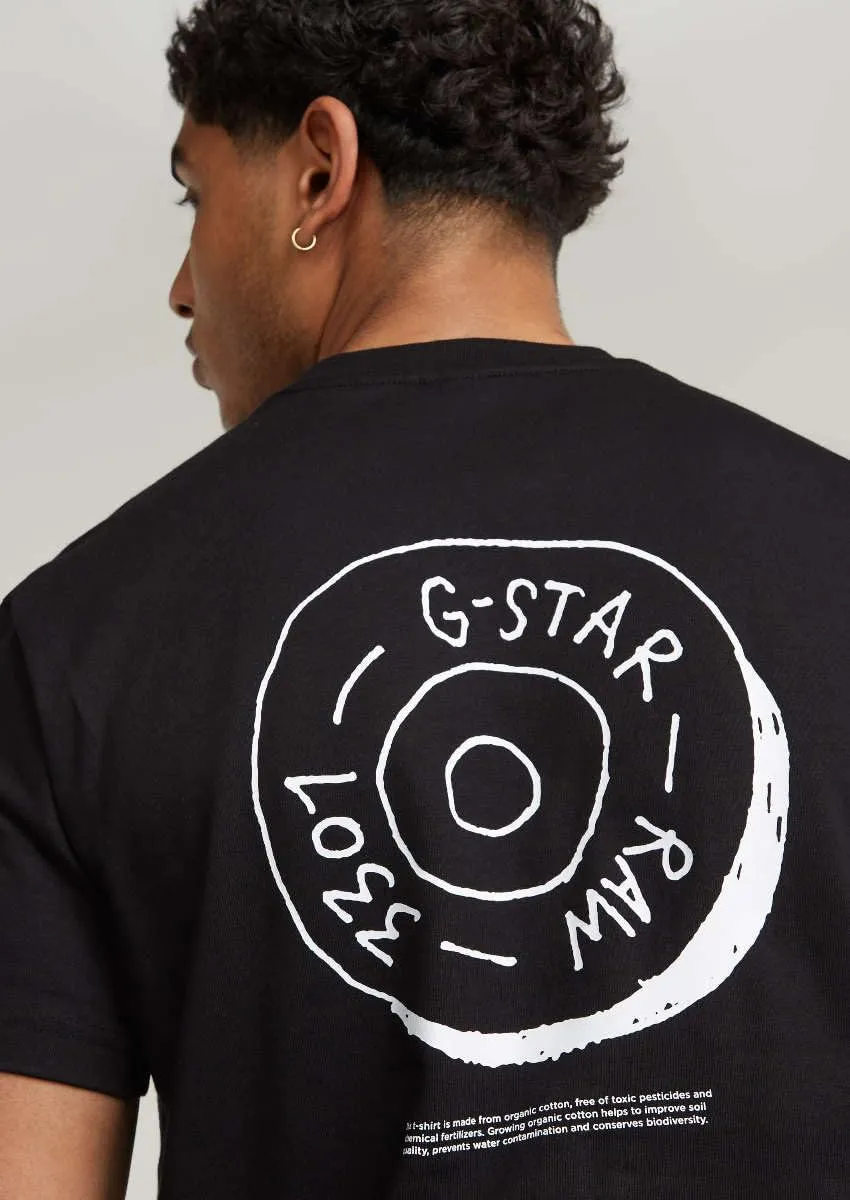 G-STAR Men's Button Illustration R T T-Shirt
