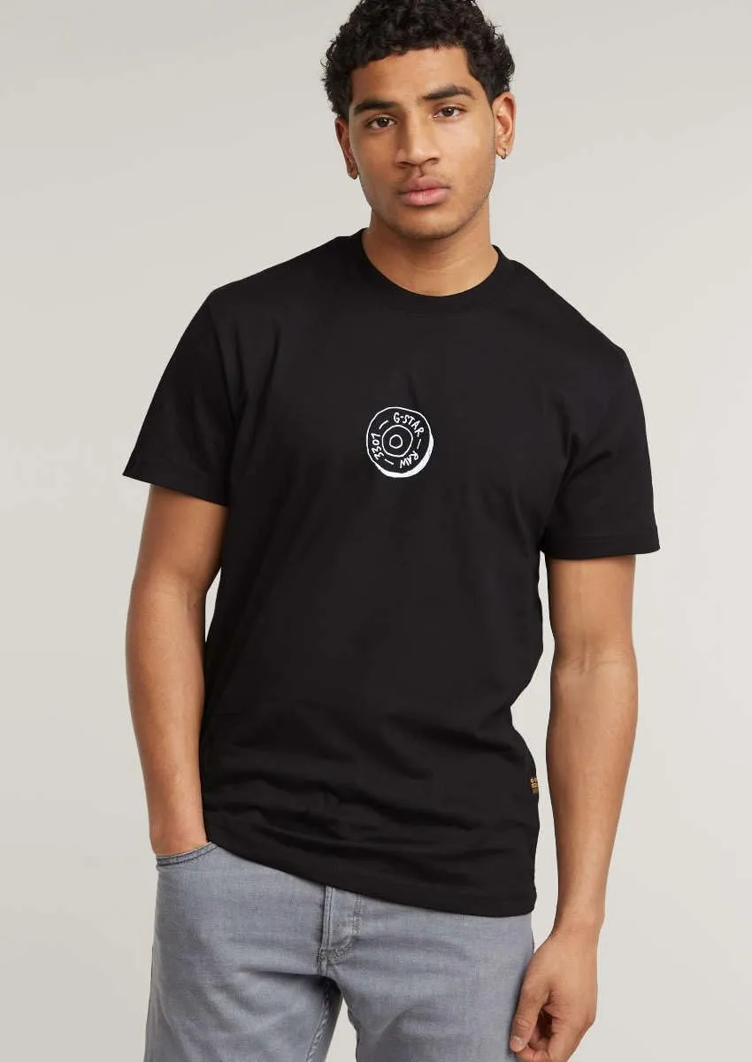 G-STAR Men's Button Illustration R T T-Shirt