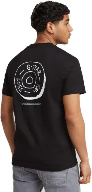 G-STAR Men's Button Illustration R T T-Shirt