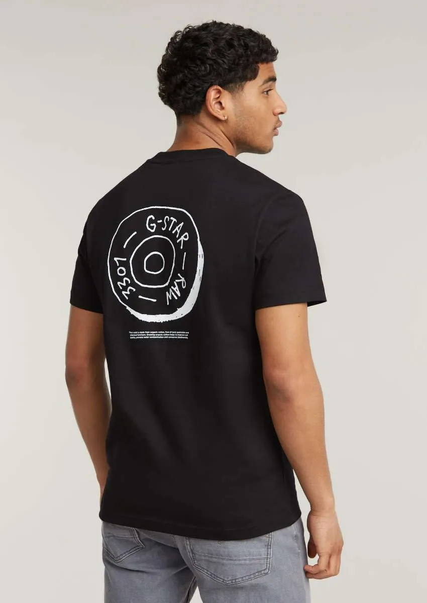 G-STAR Men's Button Illustration R T T-Shirt