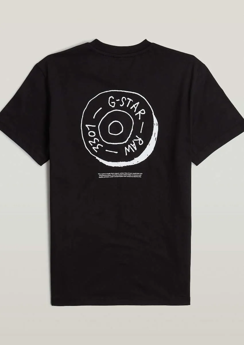 G-STAR Men's Button Illustration R T T-Shirt