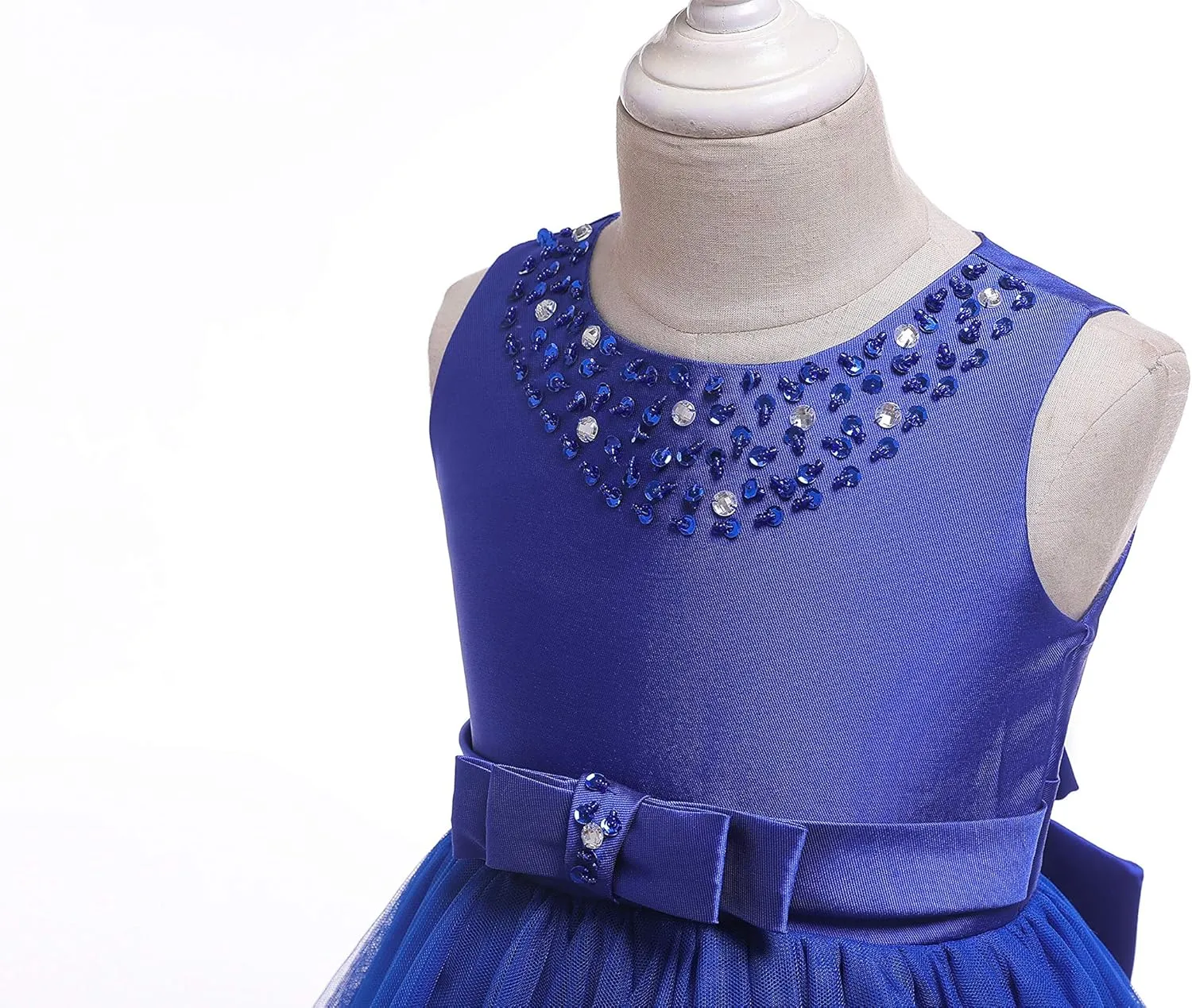 Glamulice Flower Girls Ruffles Dress Vintage Wedding Bridesmaid Party Dresses Holiday Kids Formal Pageant Gown
