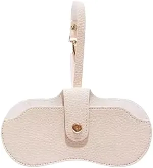 Glasses Case Women's Portable PU Leather Sunglasses Bag Pendant Storage