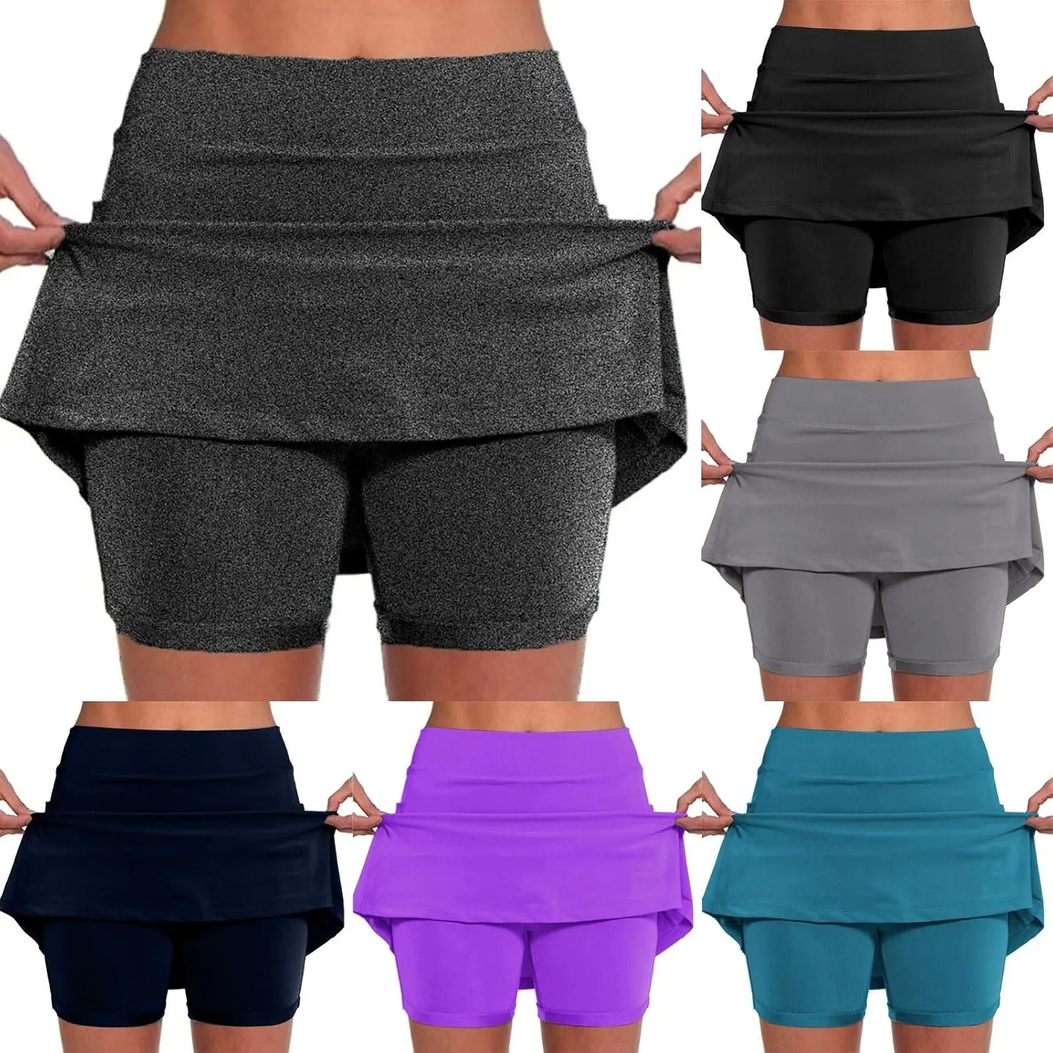 Golf Skirts for Women Tennis Skirt High Waisted Skorts for Woman Athletic Pickleball Casual Skort with Pockets