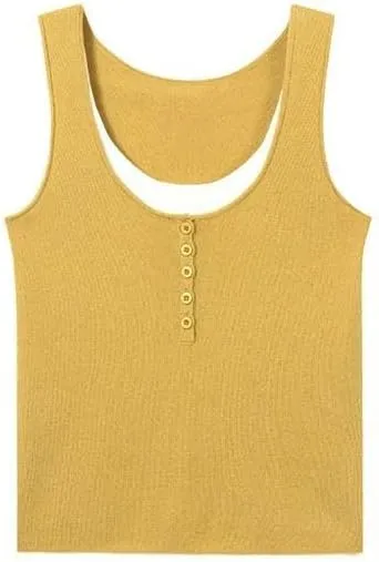 Hgvcfcv Women Wool Tanks Color Block Chic Camis Women's Lingerie Camisoles