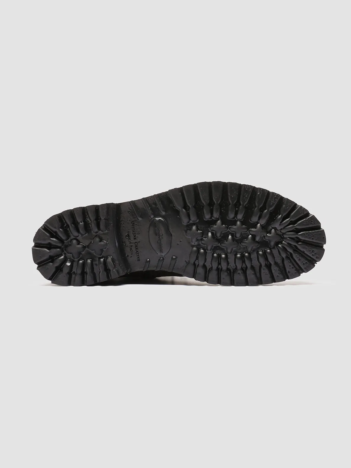 IKONIC 001 - Black Leather Lace Up Boots