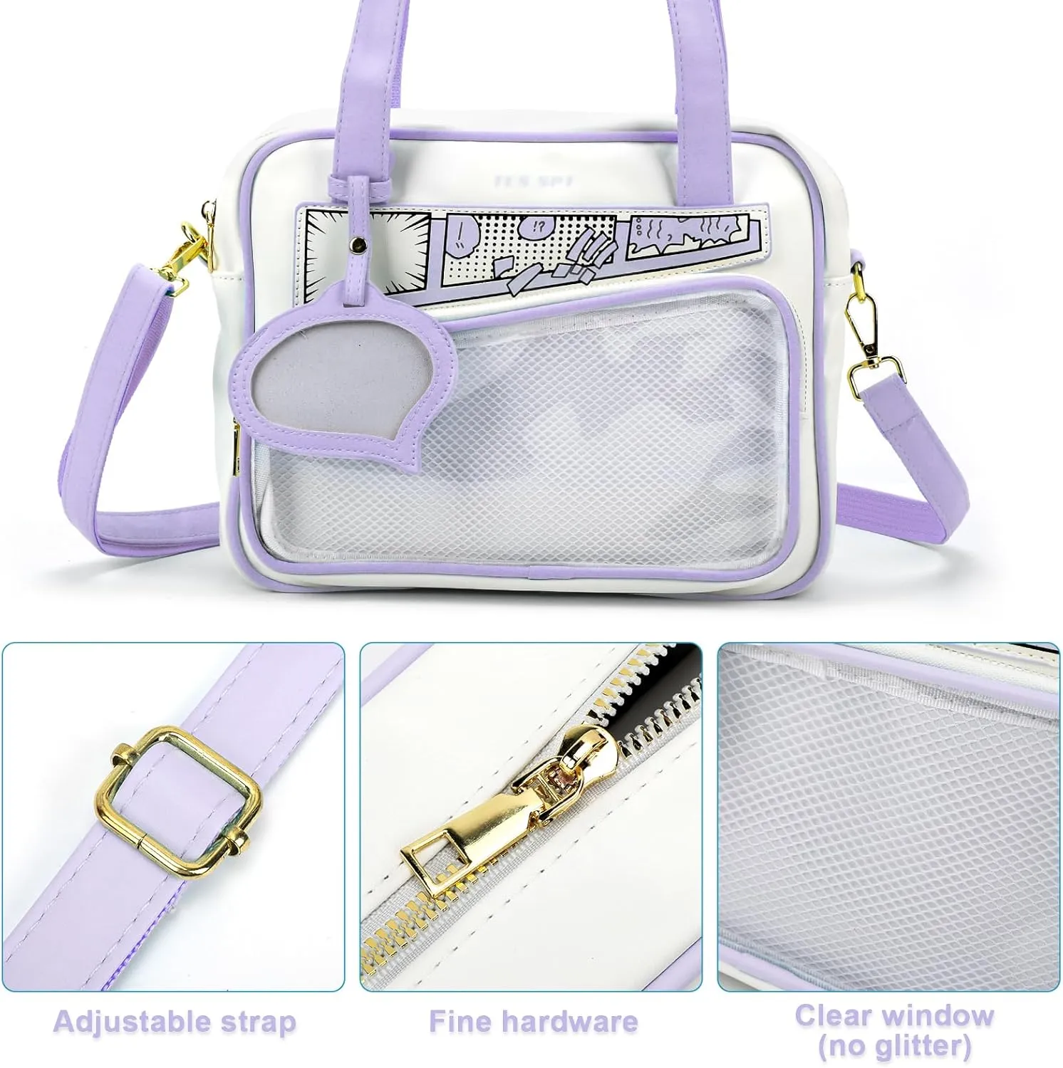 Ita Bag Crossbody Cute Small Pin Purse Kawaii Anime Messenger Bag for Women