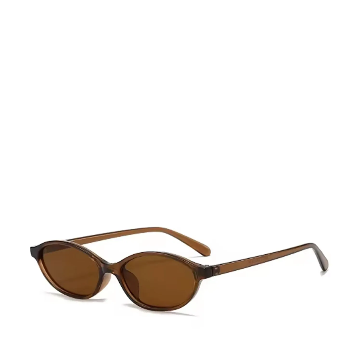 Kennie Rylie Retro Oval Shades in Brown
