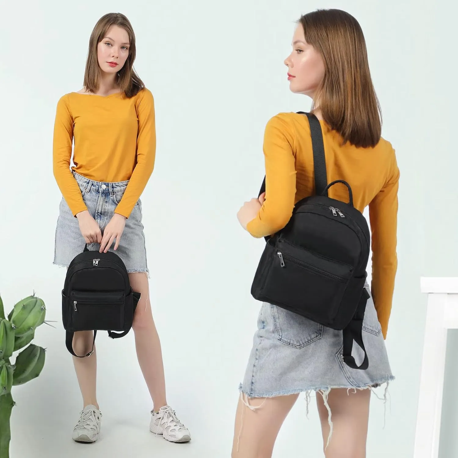 LOVEVOOK Mini Backpack for Women Light Weight Small Waterproof Backpack Purses Daily Backpack