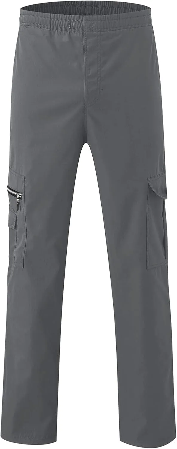 Men's Cargo Pants Military Tactical Hiking Jogger Athletic Work Big and Tall Outdoor Trousers Sweatpants with Pockets