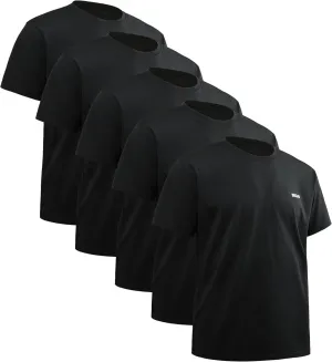 Men's Loose Fit Mens-Short-Sleeve T-Shirt 100% Cotton Crew Neck Soft Fitted Tees S-3XL Fresh Classic Tshirts