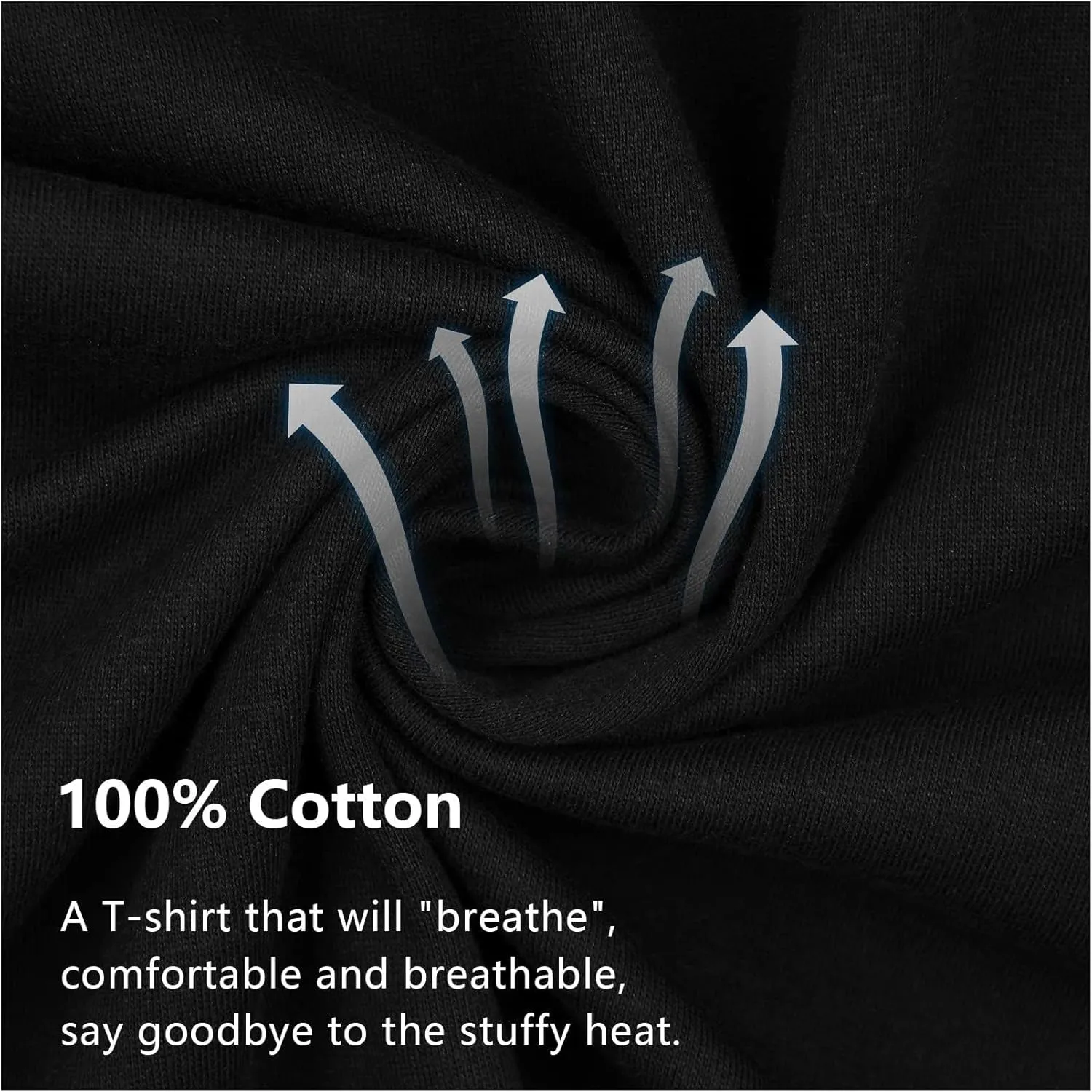 Men's Loose Fit Mens-Short-Sleeve T-Shirt 100% Cotton Crew Neck Soft Fitted Tees S-3XL Fresh Classic Tshirts