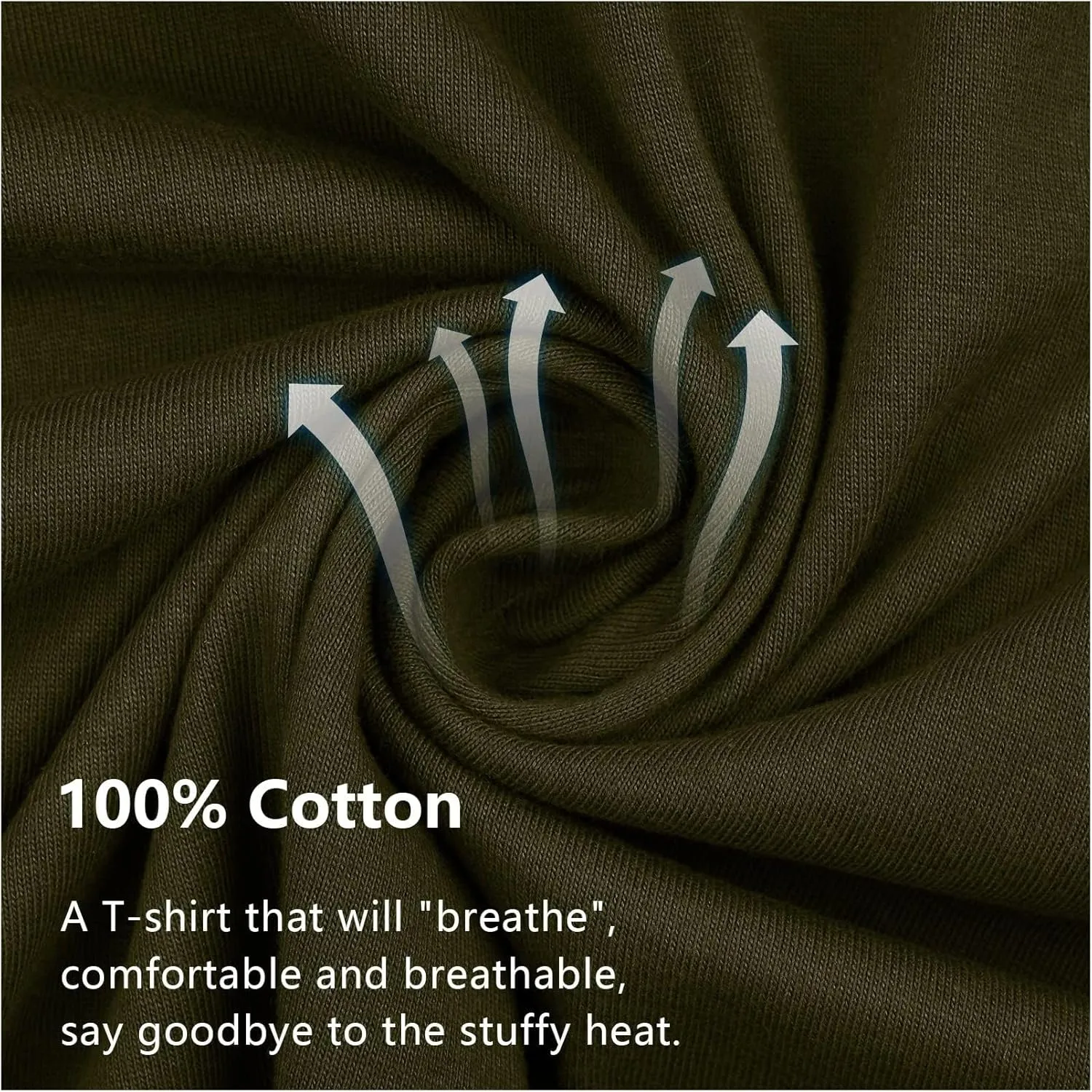 Men's Loose Fit Mens-Short-Sleeve T-Shirt 100% Cotton Crew Neck Soft Fitted Tees S-3XL Fresh Classic Tshirts