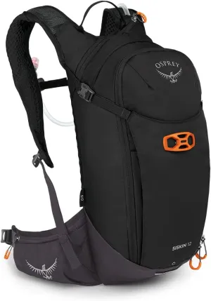 OspreySiskin 12 w/Res Black O/S