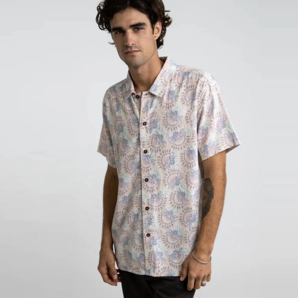 Paisley SS Shirt (Natural)
